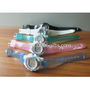 Custom waterproof silicone jelly watch
