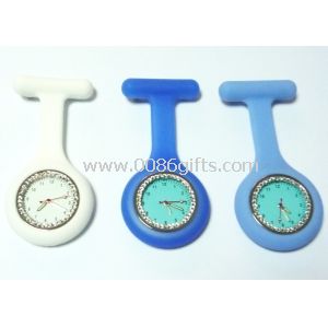 Diamante in Silicone infermiera Fob Watch