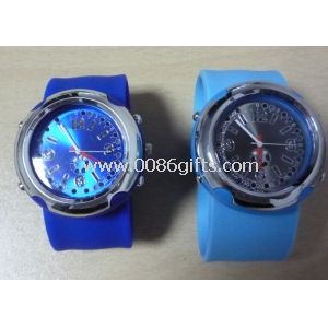 Pulsera de nuevo grandes cara multifunción de silicona Slap relojes deportivos