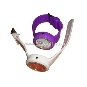 Silicone Band Watches Silicone Jelly Watches with Stainless Steel Buckle