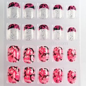 3D Kids Fake Nails natural looking for toes