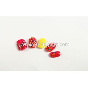 Cute Pretty Kids Fake Nails Butterfly