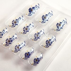 Astilla de los dedos de uñas postizas