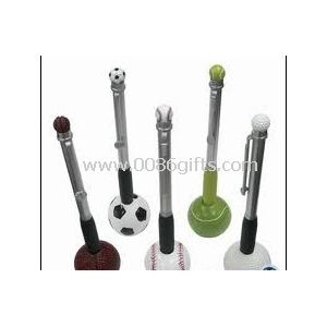 Fashion football / basketball top Plastic Ball Pen