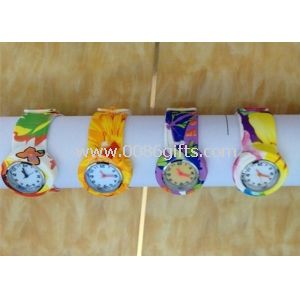 Big Face / Silicon Gel Slap Bracelet Watch