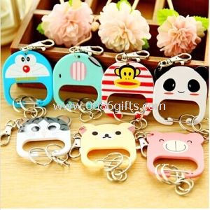 Promotional silicone rubber key chain