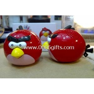 Altavoz portátil de aves enojado