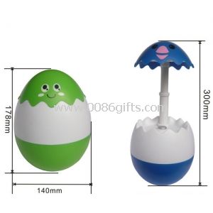 Uovo a forma di Led Usb Lamp con ricarica batteria