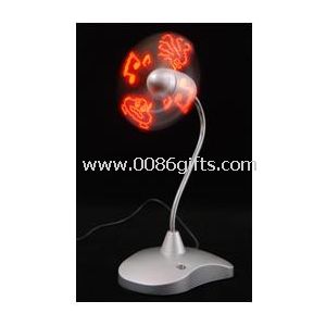 Fans de Message automatique Programmable blanc Usb alimenté