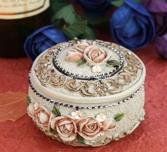 Gericht-Rundschreiben Schmuck-box