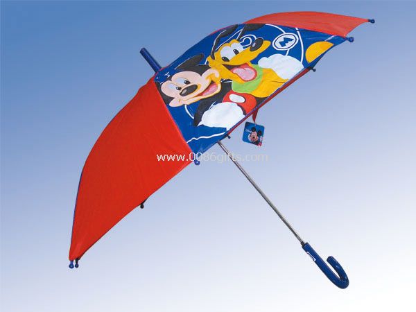 Guarda-chuva de desenhos animados de crianças