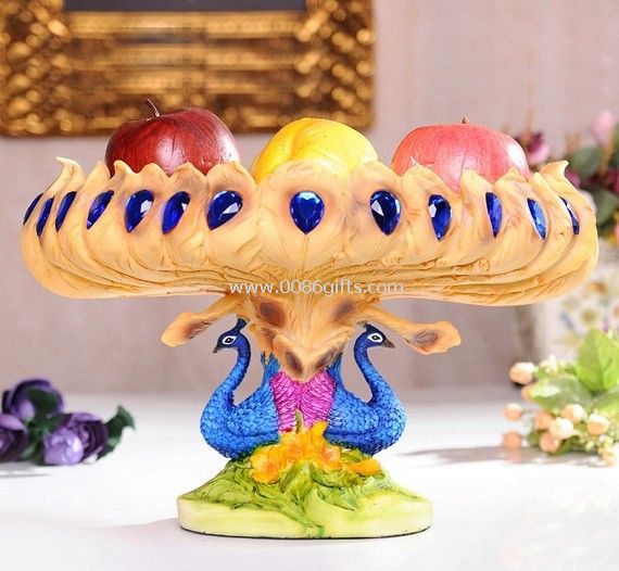 Der Pfau Obstschale von Süd-Ost-Asien