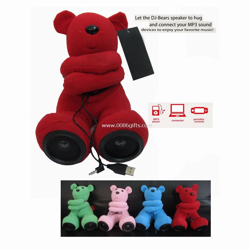 Altavoces MP3/MP4 oso