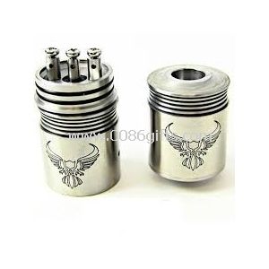 Acier inoxydable EGO E Cigs reconstructible Clone SS or noir Patriot atomiseur