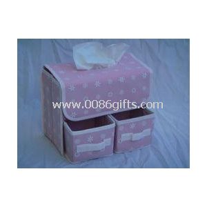 Gewebe-Box mit zwei drewers