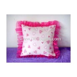 Coussin tissu velours-like