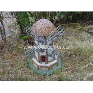 Mulino a vento d"epoca Funny Gnomes del giardino solari leggeri ornamenti per i regali inusuali