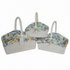Cesta de Picnic de mimbre en varios colores y estilos