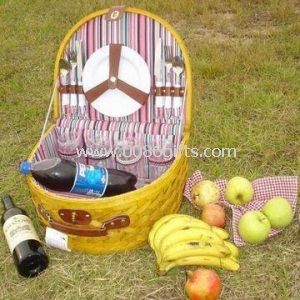 Cesta de Picnic de mimbre con muchos colores y estilos
