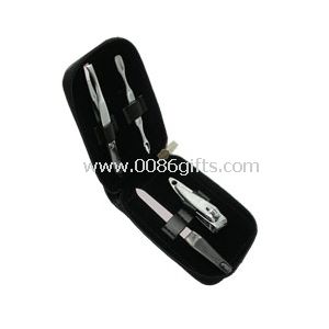 struttura in metallo 4 pz set manicure