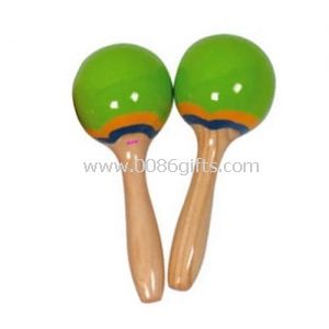 Wooden maracas toy