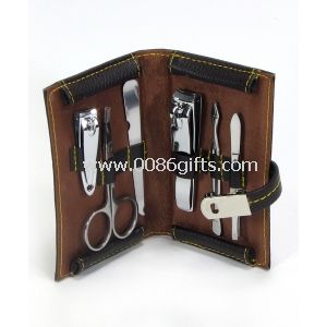 Ladys borsa pulsante chiusura manicure moda set regalo
