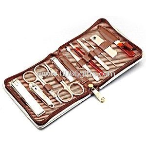 PU Custodia pulsante Set Manicure