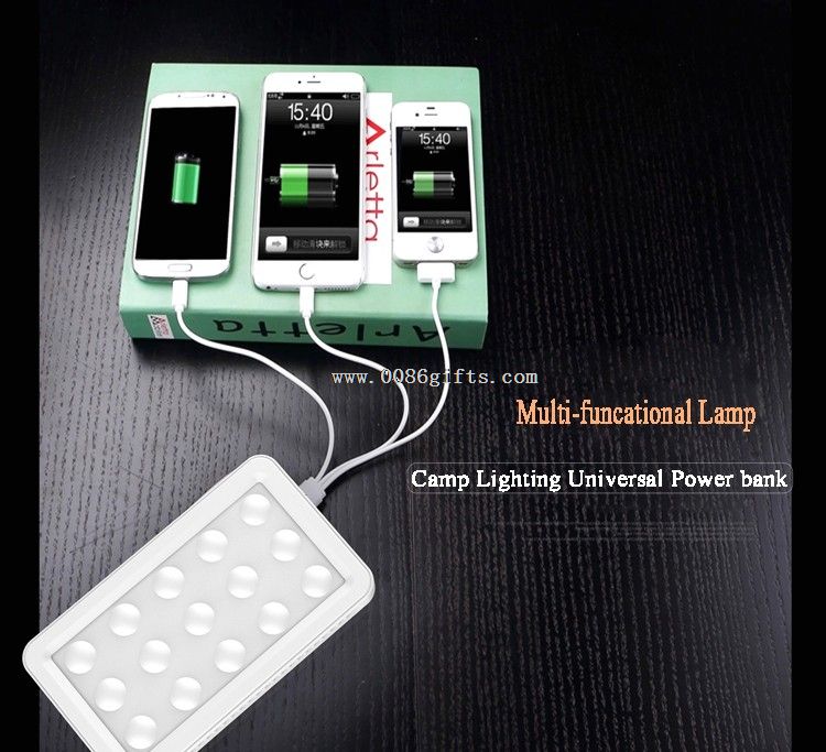 8000mAh poder banco 3 usb