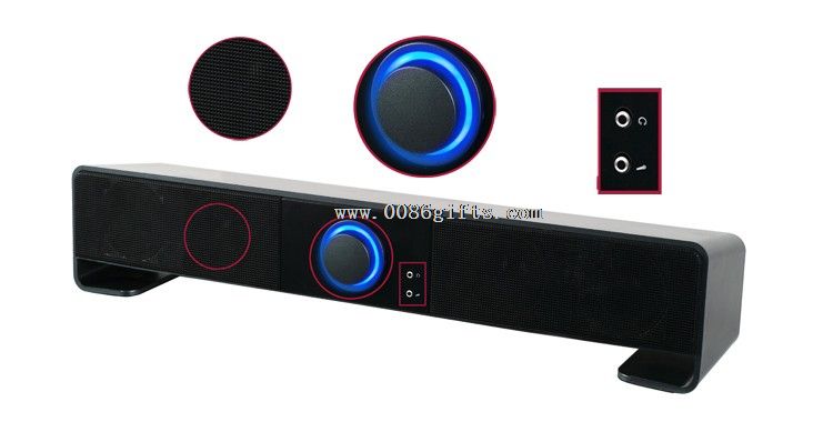 Altavoz de la barra de sonido de computadora