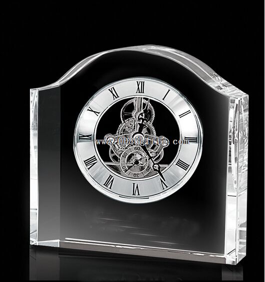 Horloges de bureau drôle cristal