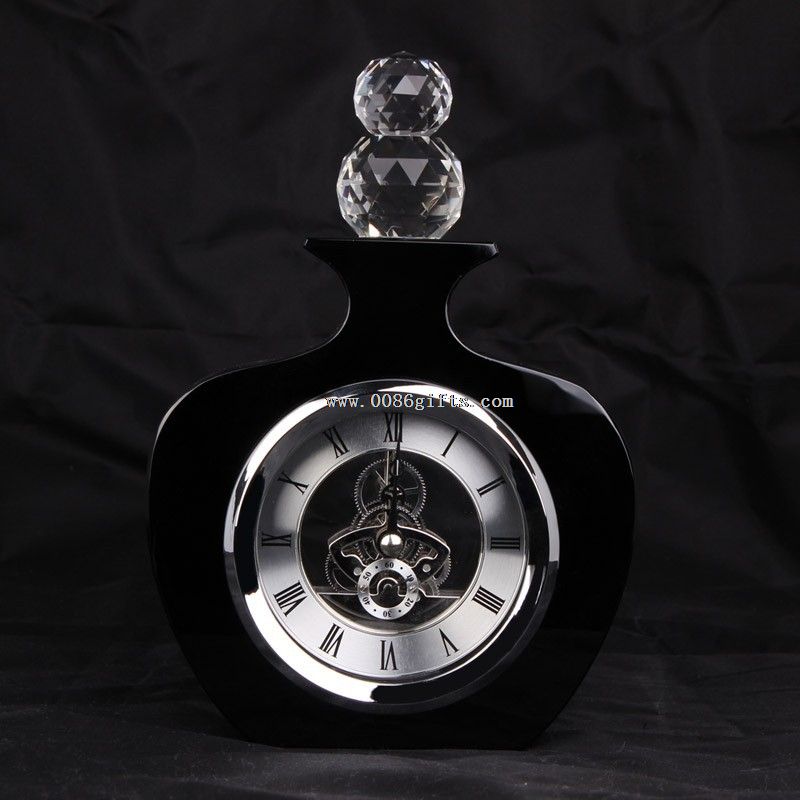 Horloge de bureau verre