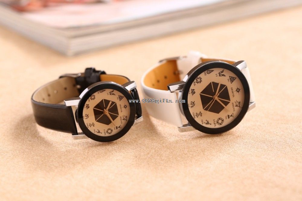PU leather watches