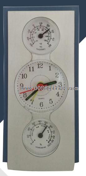 Reloj despertador de mesa con temperatura y humedad