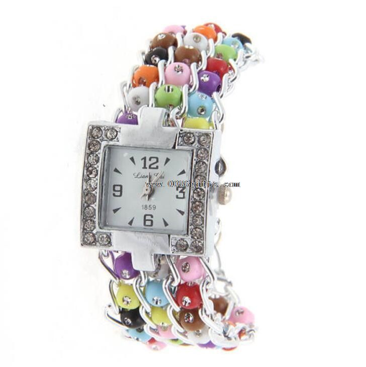 farve perler armbånd ure