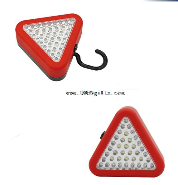 9 led luz del trabajo del triángulo