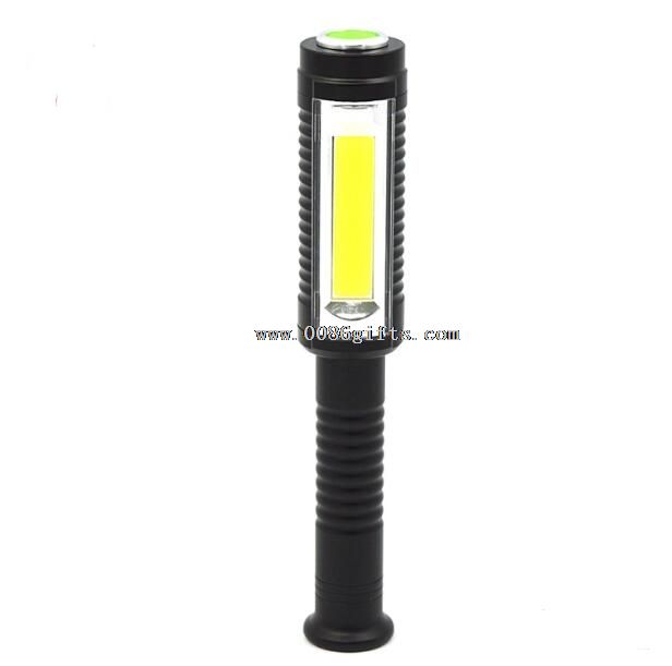Trabajo del palillo de la base magnética LED advierten luz de la antorcha