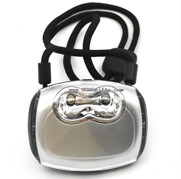 2LED lámpara clip alta brillante linterna frontal