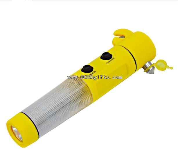 3 + 1 lampe torche LED en plastique brillant avec outils