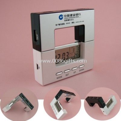 HUB with alarm clock