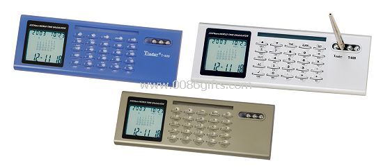 World Time calculator with Pen holder
