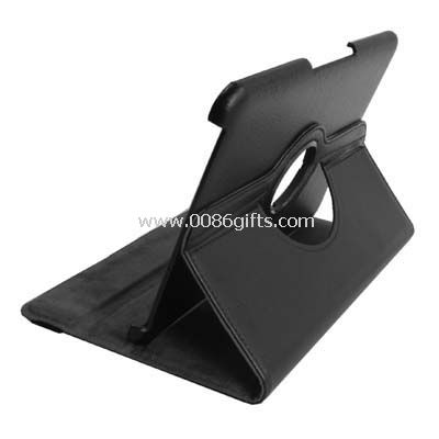 360 degrees rotating leatherette case for 10inch Samsung galaxy P7510