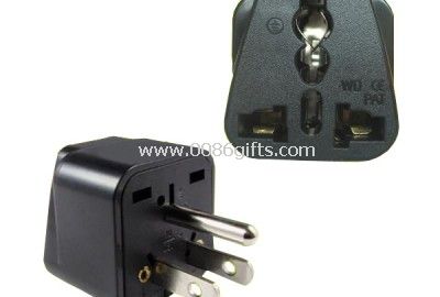 Universal US plug with ground