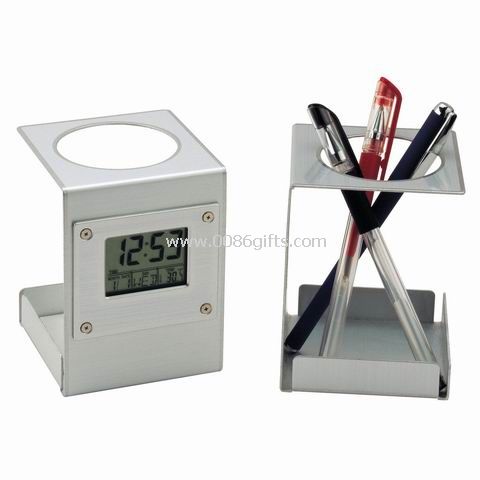 Aluminium penna innehavaren kalender