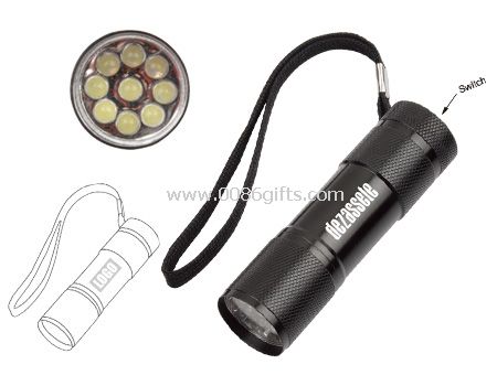Torcia LED in alluminio uno