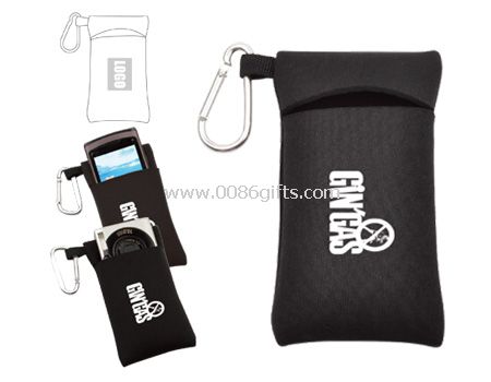 Funda de móvil con mosquetón