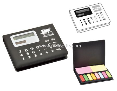 Pince mémo avec calculatrice