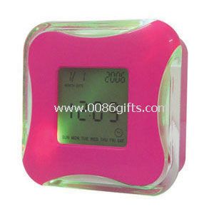 retroiluminación de 7 colores LED alarma reloj