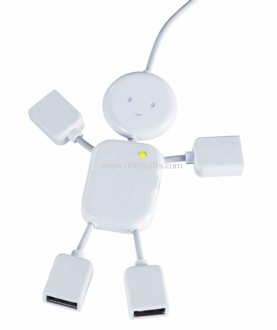 hub usb 4 porte uomo forma