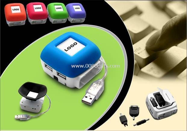 USB 4 porte HUB con funzione di ricarica Mobile
