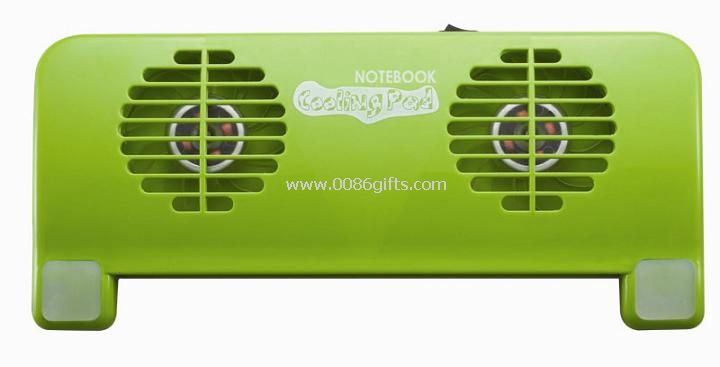2 fans cooling pad